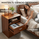 thumbnail image 2 of Buró Elly Moderno de 2 Cajones Color Café, 2 of 6