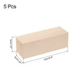 thumbnail image 2 of 5Pcs Basswood Carving Block, 5.9"x1.97"x1.97" Rectangle Wooden Dowels Blocks, 2 of 7