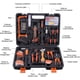 thumbnail image 2 of Estuche de herramientas completo, 100 piezas, caja de herramientas, herramientas mecánicas de bricolaje para reparaciones diarias, 2 of 8