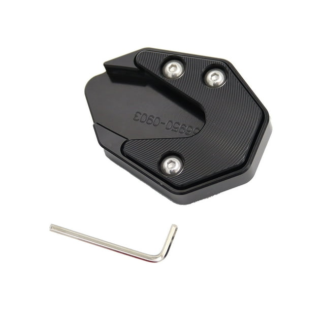 Motorcycle Kickstand Pad Support Ground Outdoor Parking For