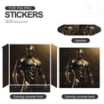 thumbnail image 5 of Decal Skin for PS4 Slim / PS4 Pro / PS4, Whole Body Vinyl Sticker Cover for Playstation 4 Console and Controller (Black Gold King), 5 of 5