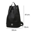 thumbnail image 2 of Bolsas con cordón, mochila, bolsa deportiva, bolsa de gimnasio, bolsa de cuerdas, bolsa de yoga, 2 of 5