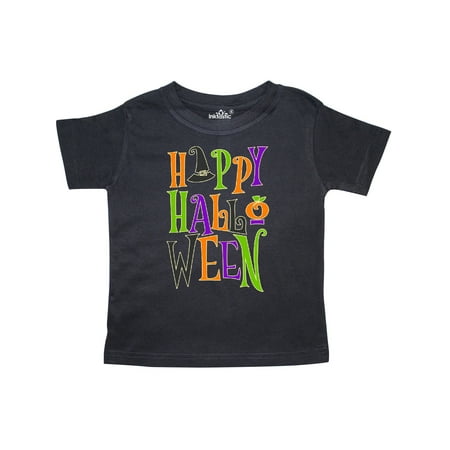 

Inktastic Happy Halloween swirl letters Gift Toddler Boy or Toddler Girl T-Shirt