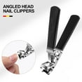 thumbnail image 4 of Long Handle Non-Slip Toenail Clippers for Seniors Thick Toenails, Heavy Duty Large Ergonomic Unique Professional Angled Head Curve Sharp Toe Finger Nail Clipper for Men and Women, 4 of 5