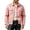 Pink, variant on Workwear Jacket for Men Solid Color Long Sleeved Lapel Button Multi Pockets Jacket for Travel & Outfit Wear