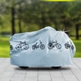 thumbnail image 3 of Hearth & Gear Bike Cover For Bikes & Bikes 4 Seasons Dustpr.oof Rainproof Sunscreen & Shading Motorcycle Cover Cycling Accessories Rear Mount Bike Rack compatible with Motorized Bikes Rear Rack for, 3 of 3