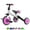 Gray Pink, variant on KORIMEFA 3 in 1 Kids Tricycle for 1-3 Year Olds, Toddler Trike for Balance Training, Baby Bike for Boy