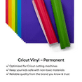 thumbnail image 2 of Cricut® Vinyl – Permanent (4 ft), White, 2 of 5