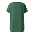 thumbnail image 3 of SHITINN Womens T-Shirts Womens T Shirts Short Sleeve V Neck Tops with Pockets Summer Fashion Trendy Soft Casual C Women's Short Sleeve Tops Women's Tops, Tees & Blouses, 3 of 4