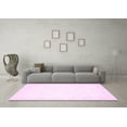 thumbnail image 3 of Ahgly Company Indoor Rectangle Solid Pink Modern Area Rugs, 7' x 10', 3 of 4