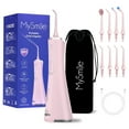 thumbnail image 1 of MySmile LP211 Irrigador Bucal Portátil Inalámbrico para Limpieza Dental, Palillos Dentales de Agua Eléctricos, 5 Modos, 8 Boquillas de Chorro, Bolsa de Viaje, Pink, 1 of 10