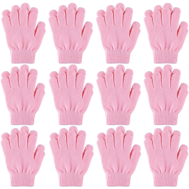 12 pares de guantes mágicos de invierno para niños, guantes mágicos elásticos cálidos para niños o niñas, guantes de punto Adepaton WMCH-96