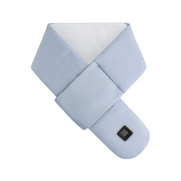 Bufanda térmica inteligente con carga USB, compresa caliente para hombros y cuello, protección contra el frío, cálida y calentita para hombres y mujeres.