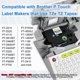 thumbnail image 2 of Labelife Reemplazo De Cinta De Etiquetas De 6 Mm Para Brother P Touch Tze Tz Tape 6 Mm 0,23 Cinta De Etiquetas Laminada Blanca Tze-211 Tze211 Tz-211 Para Brother Label Maker Pt-D210 Pt-D220 Pt-H110 Pt, 2 of 5