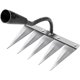 thumbnail image 1 of Sharplace Creuse En Acier Tremp, Jardin Portable, Dsherbage, Jardinage, Outil De Dsherbage, Rteau De Dsherbage Pour De, Acier 5 Dents, 1 of 5