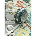 thumbnail image 6 of Wonnitar Decor 5'x7' Area Rug for Living Room Boho Floral Washable Bedroom Rugs, 6 of 9