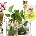 thumbnail image 4 of Fairy Figurine 5PCS Resin Fairy Figures with Fly Wing Miniature Fairy Garden Figurines Lovely Fairy Statue for Landscape, 4 of 5