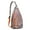 Orange-1, variant on Bohemian Travel Sling Backpack - World-Inspired Tribal Prints, Multi-Functional Pack for Festivals