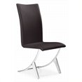 thumbnail image 1 of ZUO Chaise de Salle à Manger Delfin (Lot de 2) Expresso, 1 of 4