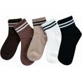 thumbnail image 2 of JIANFANG Women Viscose Bamboo Ankle Socks Low Cut Thin Sock Lightweight Pastal Color Soft Sock 5 Pairs, 2 of 7