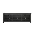 thumbnail image 6 of Mainstays Adjustable Shelf TV Stand for TVs up to 80", Black Finish, 6 of 10