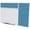 Blue, variant on Ghent's Vinyl 4' x 6' Bulletin & Magnetic Whiteboard B-Set in Caramel