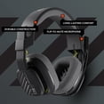 thumbnail image 4 of Restored ASTRO A10 Gaming Headset Gen 2 Wired Headset - Over-ear gaming headphones with flip-to-mute microphone, 32 mm drivers, compatible with PlayStation, PC, Black (Refurbished), 4 of 5