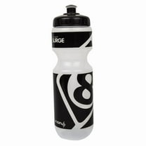 Origin8 Carbon Sport-Surge 24oz Clear/Black | Durable And Lightweight PP Bottle