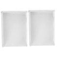 thumbnail image 4 of Dsseng 2pcs Water Catch Rain Gutter Downspout Tray Gutter Downspout Extension  Rain Gutter Drain Tray, 4 of 8
