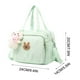 thumbnail image 2 of Bolso bandolera de nailon | Bolso de mano portátil para viajes, trabajo, vacaciones | Bolso de hombro multifuncional de gran capacidad Satchel Tote | Correa ajustable | 24x20x14cm | 1 Paquete, 2 of 4