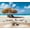 Color 1, variant on Wallpaper Straw umbrella Eagle Beach Aruba Peel and Stick Wall Murals 100"H x 144"W Removable PVC Wall Paper Self-Adhesive Wall Paintings Art Decor for Bedroom Living Room