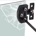 thumbnail image 2 of Bisagra de puerta de vidrio Bisagras de puerta de ducha sin marco Hardware de puerta de acero inoxidable, 2 of 5