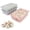 Color, variant on 3 Pieces Ice Cube Mold, Silicone Ice Cube Tray XL With Lid, Stackable And Dishwasher Safe Ice Cube Molds, For Beer,Wine And Baby Snack Included (3 Color, Set Of 3(18 Ice Cubes))