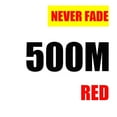 thumbnail image 1 of NEVER FADE" Fil de Pêche Tressé Multifilame Noir Rouge 8 Brins 100M 300M 500M 1000M 2000M Poil 500M Rouge 20LB 0.20MM, 1 of 6