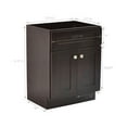 thumbnail image 3 of Design House Brookings 24" x 21" Ready to Assemble Solid Wood Bathroom Vanity, Espresso, 3 of 18