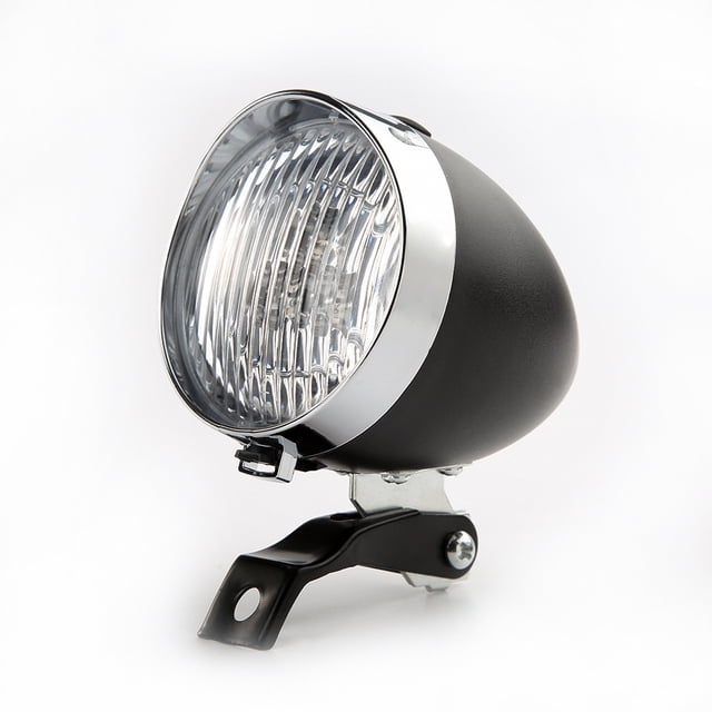 Trayknick 3 LED 2Modes Bicycle Bike Front Light Lamp Headlight Vintage Flashlight Headlamp