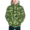 thumbnail image 2 of Bingfone Crayfish Army Pattern Youth Classic Hoodies Soft Hooded Pullover Sweatshirts for Girls and Boys, 2 of 6