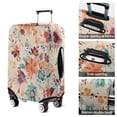 thumbnail image 5 of Pioneer Flower Floral Print Pattern Luggage Cover Fashion Suitcase Cover Baggage Covers Fit 25-28 Inch Luggage (Go Travel), 5 of 5