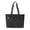 Black with Little Heart Charm, variant on Quilted Tote Bag for Women – Lightweight Travel Shoulder Bag with Spacious Interior – Handbag with Eiffel Tower Charm
