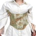 thumbnail image 4 of Vintage Corset for Women with Floral Pattern Back Straps, 4 of 9