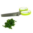thumbnail image 1 of Herb Scissors Mincing Snip Cutting Preparing Tempered Stainless Steel Ten Blade Kitchen Tool, 1 of 2