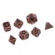thumbnail image 5 of Dados De Juego De Mesa RPG De Aleación De Zinc De 7 Dados Para Mazmorras Y Dragones DND Cobre Sunnimix Dados poliédricos, 5 of 7