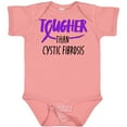 thumbnail image 3 of Inktastic Tougher Than Cystic Fibrosis Boys or Girls Baby Bodysuit, 3 of 5