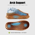 thumbnail image 2 of Pmoiste Men's Moccasin Slippers with Arch Support,Thick Memory Foam EVA Platform Winter Warm House Slippers for Men, 2 of 6