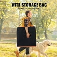thumbnail image 4 of KFFKFF Canine Enclosure, 8 Panels Dog Playpen with Cover and Mat, 24 x 24 in Collapsible Metal Pet Activity Area, Indoor and Outdoor Canine Barrier with Door, Storage Bag, 4 of 9