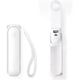 thumbnail image 1 of Handheld Mini Fan, 3 IN 1 USB Rechargeable Portable Fan [12-19 Working Hours] with Power Bank, Flashlight, Pocket Design for Travel/Summer/Concerts/Lash, Gifts for Women (White), 1 of 5
