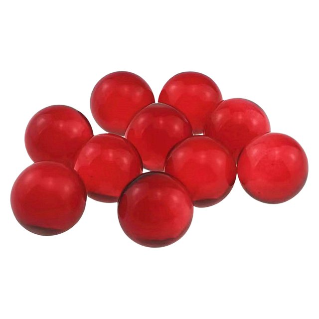 de cristal de cristal para manualidades, juego de mesa de 20mm para decoración de colección de dormitorio Rojo perfecl juguetes de canicas