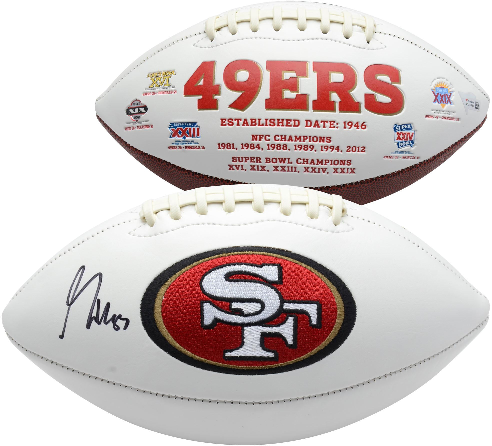 49ers signed football