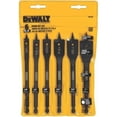 thumbnail image 1 of Juego de brocas tipo pala DEWALT DW1587, 6 brocas, de 9,5 mm a 25,4 mm, 1 of 2