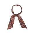 thumbnail image 4 of INSPIRE CHIC Women's Leopard Animal Print Pattern Skinny Scarf Long Neck Headband Navy Blue, 4 of 6